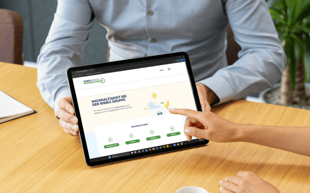 Brandneu: Unsere Nachhaltigkeitswebsite ist online!